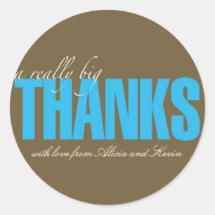 Wirklich Big Dankeschön Sticker