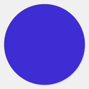 Wirklich blau runder aufkleber
