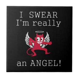 Wirklich ein Angel-Kachel Fliese