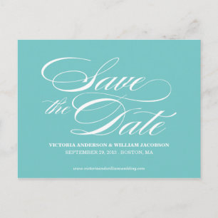 WIRKLICH ELEGANTE SAVE-THE-DATE-ANKÜNDIGUNG ANKÜNDIGUNGSPOSTKARTE