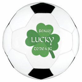 Wirklich glücklich, einen Jig zu machen Fußball