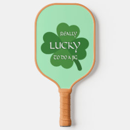 Wirklich glücklich, einen Jig zu machen Pickleball Schläger