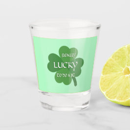 Wirklich glücklich, einen Jig zu machen Schnapsglas