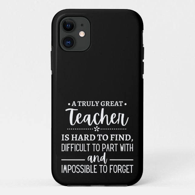 Wirklich großer Lehrer Case-Mate iPhone Hülle (Rückseite)