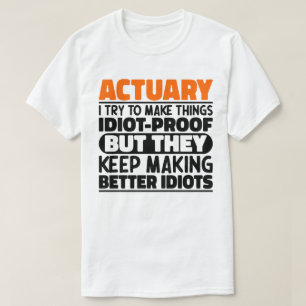 Wirklich, ich versuche, die Dinge Idiot zeigen lus T-Shirt