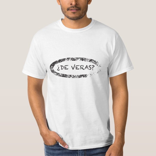 Wirklich? im spanischen T-Shirt (Vorderseite)