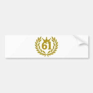 Wirklich-Lorbeerkrone 61 Autoaufkleber