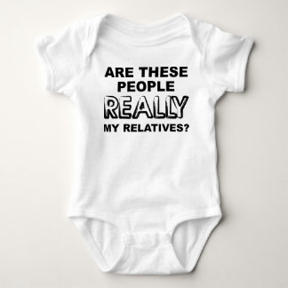 Wirklich meine Verwandten Funny Romper Baby Strampler