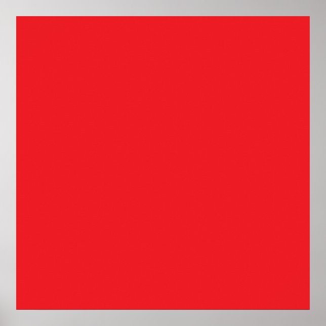 Wirklich Red Color Poster (Vorne)