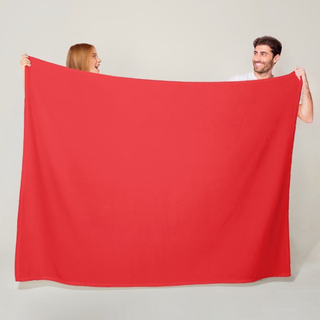 Wirklich Rot Fleecedecke (Beispiel)