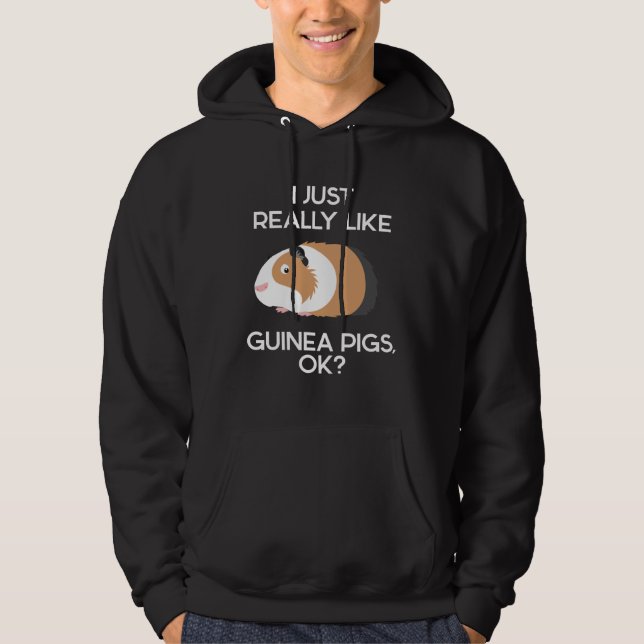 Wirklich wie Guinea Schweine Rodent Hoodie (Vorderseite)