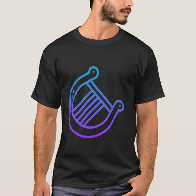 Wirklich wie Lyre-Stringinstrument T-Shirt (Vorderseite)