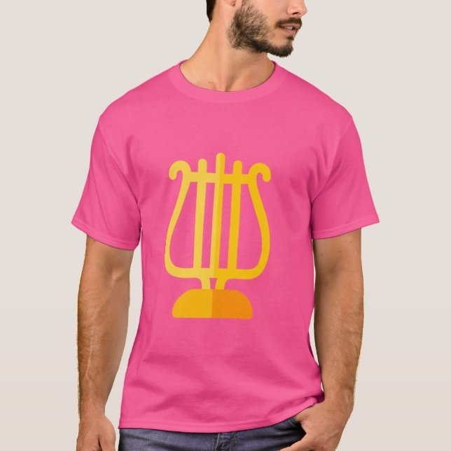 Wirklich wie Lyre-Stringinstrument T-Shirt (Vorderseite)