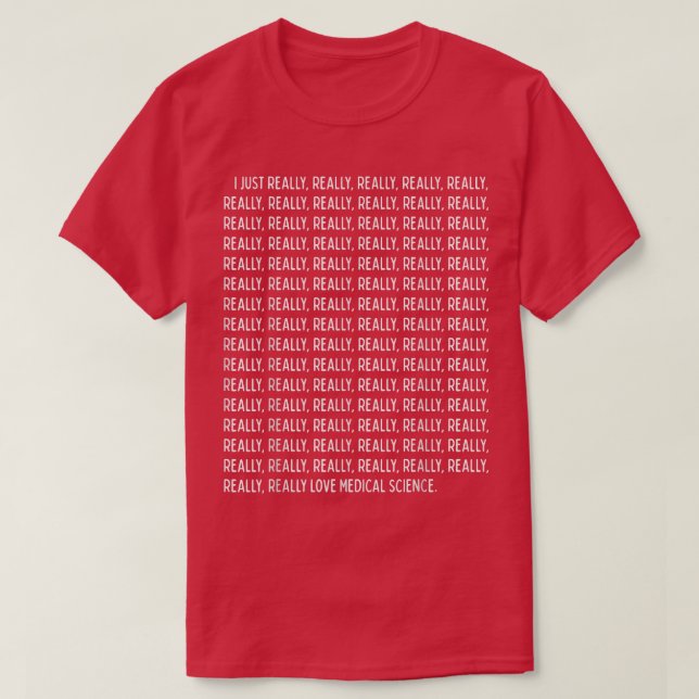 Wirklich, wirklich Liebe Medizin Funny Q T-Shirt (Design vorne)