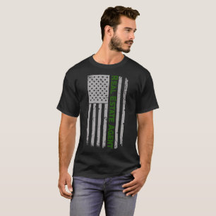 Wirkliche Anwesen-Agent US-Flagge T-Shirt