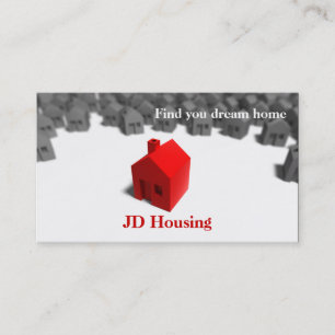 Wirkliche Anwesen businesscards Visitenkarte