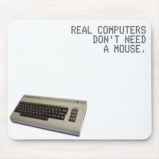 Wirkliche Computer benutzen nicht eine Maus - Mousepad (Vorne)