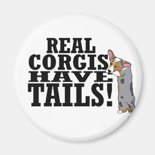 Wirkliche Corgis haben Schwänze Magnet
