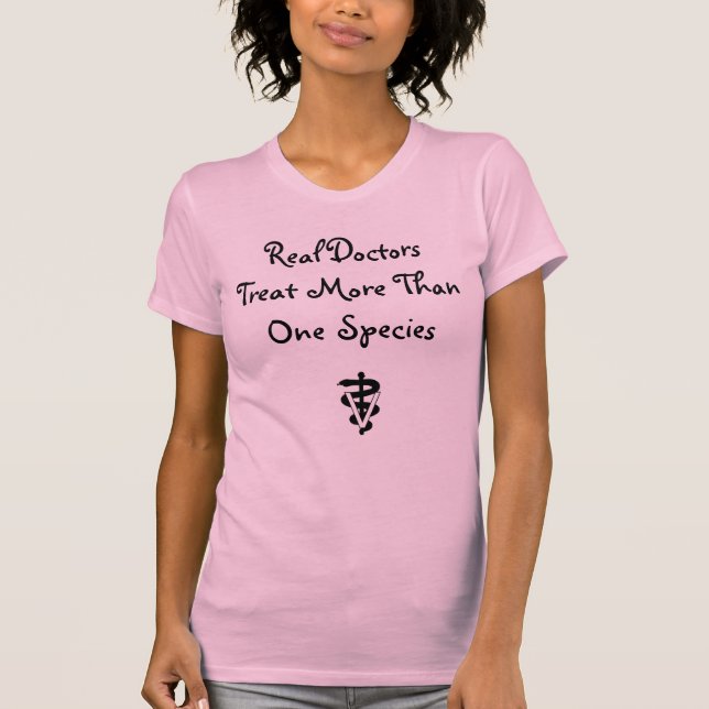 Wirkliche Doktoren Treat More T-Shirt (Vorderseite)