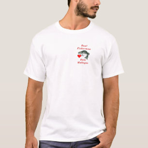 Wirkliche Fischer-Jagd-Hornhautflecke T-Shirt