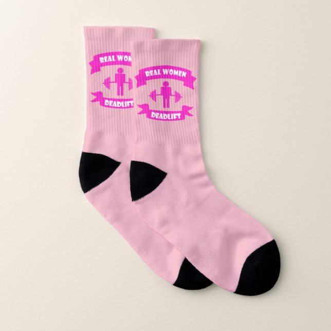Wirkliche Frauen Deadlift Socken (Paar)