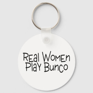 Wirkliche Frauen-Spiel Bunco Schlüsselanhänger