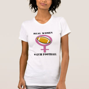 Wirkliche Frauen-Uhr-Fußball-T - Shirt