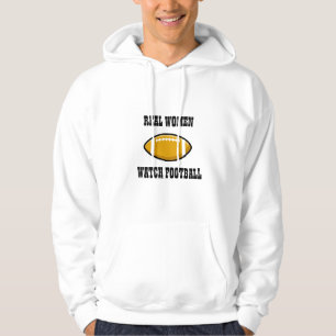 Wirkliche Frauen-Uhr-FußballHoodie Hoodie