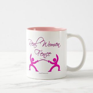 Wirkliche Frauen-Zaun Zweifarbige Tasse