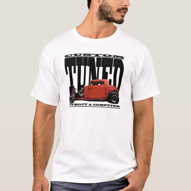 Wirkliche frisierte Autos werden nicht mit T-Shirt (Vorderseite)