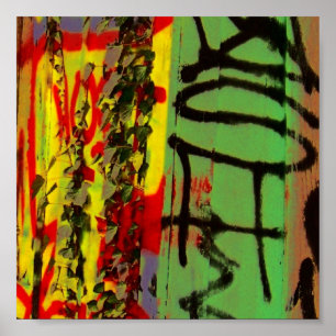 wirkliche Graffitikunst Poster