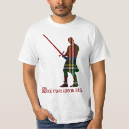 Wirkliche Herrenbekleidungkilts-königlicher T-Shirt