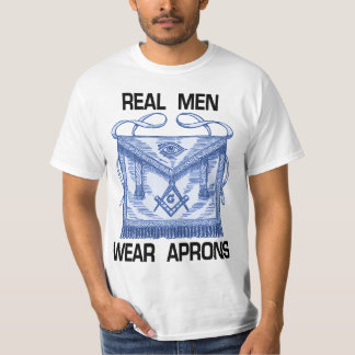 Wirkliche Mann-Abnutzungs-Schürzen! T-Shirt