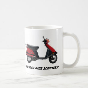 Wirkliche Mann-Fahrroller! Kaffeetasse