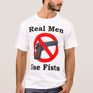 Wirkliche Mann-Gebrauchs-Fäuste T-Shirt
