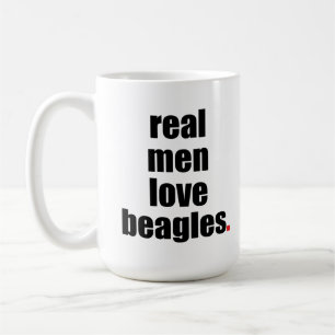 Wirkliche Mann-Liebe-Beagle-Tasse Kaffeetasse