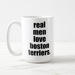 Wirkliche Mann-Liebe-Boston-Terrier-Tasse Kaffeetasse