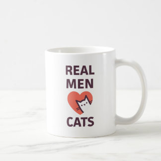 Wirkliche Mann-Liebe-Katzen Kaffeetasse