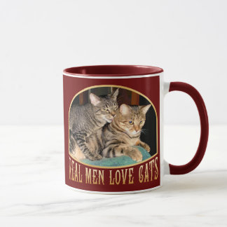Wirkliche Mann-Liebe-Katzen Tasse
