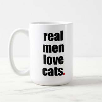 Wirkliche Mann-Liebe-Katzen-Tasse Kaffeetasse
