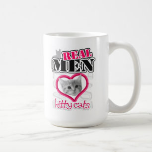 Wirkliche Mann-Liebe Kittykatzen - ROSA Kaffeetasse