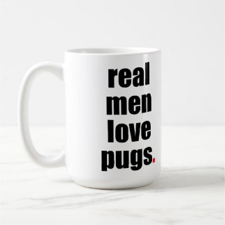 Wirkliche Mann-Liebe-Mops-Tasse Kaffeetasse