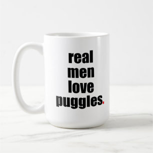 Wirkliche Mann-Liebe Puggles Tasse
