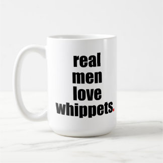 Wirkliche Mann-Liebe Whippets Tasse