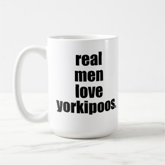 Wirkliche Mann-Liebe Yorkipoos Tasse