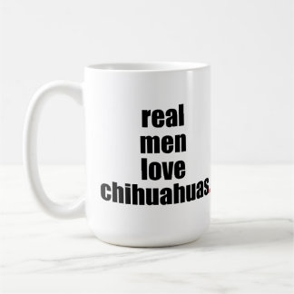 Wirkliche Mann-Liebechihuahuas-Tasse Kaffeetasse