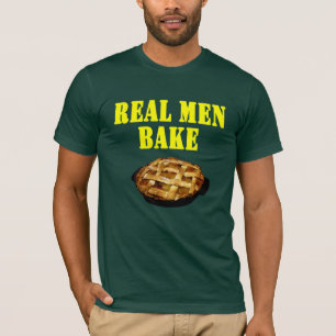 Wirkliche Männer backen T-Shirt
