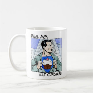Wirkliche Männer essen Kuchen-Tasse Kaffeetasse