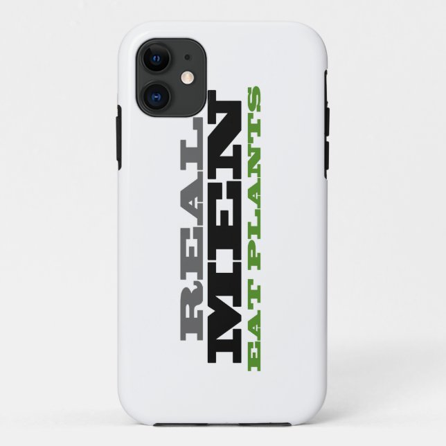 WIRKLICHE MÄNNER ESSEN PFLANZEN iPhone Kasten Case-Mate iPhone Hülle (Rückseite)
