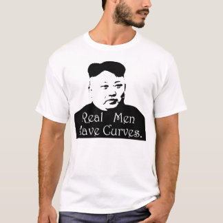 Wirkliche Männer haben Kurven T-Shirt